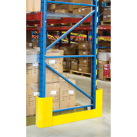 Racking Aisle Protectors, 3" W x 53" L x 16" H, Safety Yellow RN064 | Brunswick Fyr & Safety
