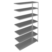 &eacute;l&eacute;ment de rayonnage, Acier galvanis&eacute;, Montant &agrave; fente, Capacit&eacute; 275 lb, 48" la x 84" h x 18" p Brunswick Fyr & Safety
