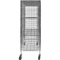 Chariot de s&eacute;curit&eacute;, Chrom&eacute;, 48" x 69" x 24", Capacit&eacute; 500 lb Brunswick Fyr & Safety