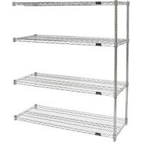 &eacute;tag&egrave;res robustes en treillis chromat&eacute;, Ensemble Ajout, Tiers 4, 30" la x 54" h x 14" p Brunswick Fyr & Safety