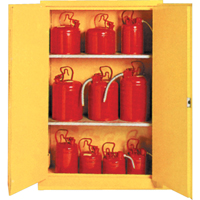Insulated Flammable Liquid Safety Cabinets, 45 gal., 2 Door, 44" W x 66" H x 19" D SA088 | Brunswick Fyr & Safety