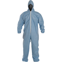 ProShield&reg; 6 SFR Coveralls, Large, Blue, FR Treated Fabric Brunswick Fyr & Safety
