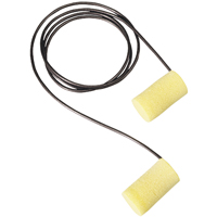 E-A-Rsoft Yellow Neons  Metal Detectable Earplugs, Corded, Large, Bulk - Polybag, 33 NRR dB Brunswick Fyr & Safety
