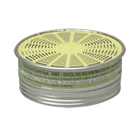Cartouches pour respirateurs Comfo, Cartouche gaz/vapeur, Gaz multiples/Vapeur organique Brunswick Fyr & Safety