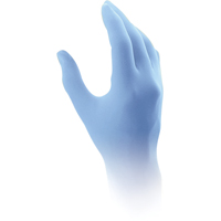 Qualatrile™ Disposable Gloves, X-Large, Nitrile, 5-mil, Powder-Free, Blue SAI810 | Brunswick Fyr & Safety