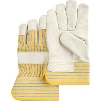 Standard-Duty Dry-Palm Fitters Gloves, X-Large, Grain Cowhide Palm, Cotton Inner Lining Brunswick Fyr & Safety