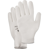 Gants enduit &agrave; paume tricot&eacute;e blanc, Taille Petit/7, Rev&ecirc;tement Polyur&eacute;thane, Enveloppe en PEHP, EN 388 niveau 2 Brunswick Fyr & Safety