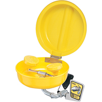 Eye/Face Wash With Cover, Pedestal Installation, Plastic Bowl Brunswick Fyr & Safety