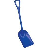 Safety Shovels - Hygienic Shovels (One-Piece), 10" x 14" Blade, 38" Length, Plastic, Blue SAL458 | Brunswick Fyr & Safety