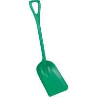 Safety Shovels - Hygienic Shovels (One-Piece), 10" x 14" Blade, 38" Length, Plastic, Green SAL459 | Brunswick Fyr & Safety