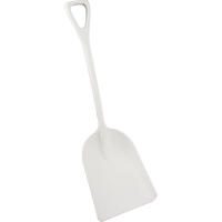 Safety Shovels - Hygienic Shovels (One-Piece), 14" x 17" Blade, 42" Length, Plastic, White SAL461 | Brunswick Fyr & Safety