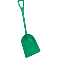 Safety Shovels - Hygienic Shovels (One-Piece), 14" x 17" Blade, 42" Length, Plastic, Green SAL463 | Brunswick Fyr & Safety
