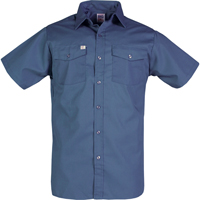 Chemises de travail, Hommes, Petit, Bleu marine Brunswick Fyr & Safety