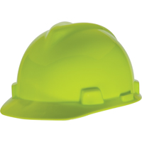 V-Gard<sup>®</sup> Protective Caps - 1-Touch™ suspension, Quick-Slide Suspension, High Visibility Lime-Yellow SAM581 | Brunswick Fyr & Safety