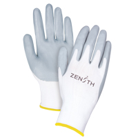 Gants l&eacute;gers enduits et respirants, 11/2T-Grand, R&ecirc;vetement Mousse de nitrile, Calibre 13, Enveloppe en Polyester Brunswick Fyr & Safety