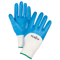 Gants enduits et tricot&eacute;s sans coutures de poids moyen, 8/Moyen, R&ecirc;vetement Nitrile, Calibre 13, Enveloppe en Coton Brunswick Fyr & Safety