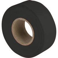 Flagging Tape, 1.2" W x 300' L, Black Brunswick Fyr & Safety
