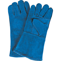 Double Palm & Thumb Welding Gloves, Split Cowhide, Size Large Brunswick Fyr & Safety