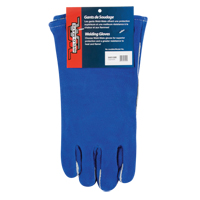 Double Palm & Thumb Welding Gloves, Split Cowhide, Size Large Brunswick Fyr & Safety