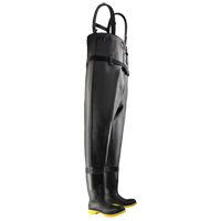 Chest Waders, 6, Steel Toe, Puncture Resistant Sole SAO732 | Brunswick Fyr & Safety