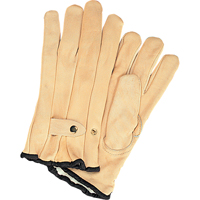 Gants de cordeur doubl&eacute;s pour l'hiver, Petit, Paume Cuir fleur de vache, Doubleure Molleton Brunswick Fyr & Safety