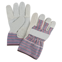 Premium Patch Palm Fitters Gloves, Large, Split Cowhide Palm, Cotton Inner Lining Brunswick Fyr & Safety