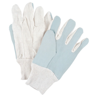 Premium Work Gloves, Large, Split Cowhide Palm SAP296 | Brunswick Fyr & Safety