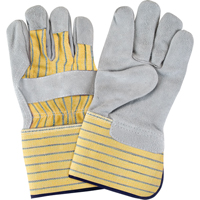 Gants d'ajusteur de premi&egrave;re qualit&eacute;, Grand, Paume en Cuir de vache refendu, Doublure en Coton Brunswick Fyr & Safety