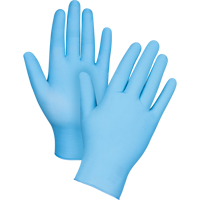 Puncture-Resistant Medical-Grade Disposable Gloves, X-Large, Nitrile, 3.5-mil, Powder-Free, Blue, Class 2 SGP857 | Brunswick Fyr & Safety