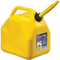 Jerry Cans, 5.3 US gal./20.06 L, Yellow, CSA Approved/ULC SAP399 | Brunswick Fyr & Safety