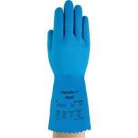 Gants AlphaTec 87-029, Taille Petit/7, 12" lo, Latex de caoutchouc, Doublure en Nylon, 50 mils Brunswick Fyr & Safety