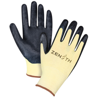 Gants r&eacute;sistants &agrave; la coupe avec prise sup&eacute;rieure, Taille Grand/9, Calibre 13, Rev&ecirc;tement Mousse de nitrile, Enveloppe en Aramide, ANSI/ISEA 105 niveau 3/EN 388 niveau 5 Brunswick Fyr & Safety