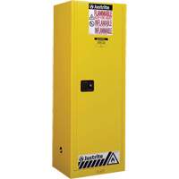 Armoire de s&eacute;curit&eacute; pour produits inflammables EX Slimline Sure-Grip , 22 gal., 1 Porte(s), 23,25" La x 65" h x 18" p Brunswick Fyr & Safety