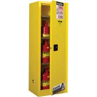 Armoire de s&eacute;curit&eacute; pour produits inflammables EX Slimline Sure-Grip , 22 gal., 1 Porte(s), 23,25" La x 65" h x 18" p Brunswick Fyr & Safety