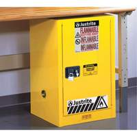 Armoire de s&eacute;curit&eacute; compacte pour produits inflammables EX Sure-Grip, 12 gal., 1 Porte(s), 23,25" La x 35" h x 18" p Brunswick Fyr & Safety