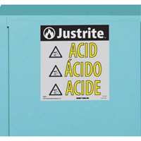 Armoires de s&eacute;curit&eacute; pour acides & produits corrosifs avec doublure ChemCor, 22 gal., 35" x 35" x 22" Brunswick Fyr & Safety