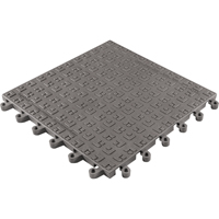Tapis ErgoDeck Soft No 566, PVC, 1-1/2' la c, 1-1/2' lo, 7/8" &eacute;paisseur, Charbon Brunswick Fyr & Safety