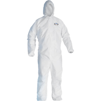 Kleenguard™ A40 Coveralls, 4X-Large, White, Microporous SAQ776 | Brunswick Fyr & Safety