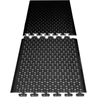 Tapis Rejuvenator Connect No 502, Polyur&eacute;thane, 3' la c, 3' lo, 5/8" &eacute;paisseur, Noir Brunswick Fyr & Safety