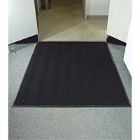 Tapis Waterhog Eco Elite, Essuie-pieds/grattoir, 6' x 6' x 3/8", Fum&eacute;e noire Brunswick Fyr & Safety