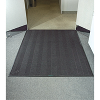 Tapis Waterhog Eco Elite, Essuie-pieds/grattoir, 3' x 5' x 3/8", Cendre grise Brunswick Fyr & Safety