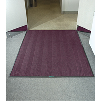Tapis Waterhog Eco Elite, Essuie-pieds/grattoir, 6' x 6' x 3/8", Marron Brunswick Fyr & Safety