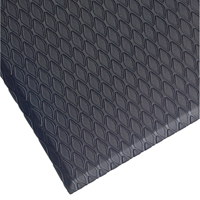 Cushion Max™ Mats, Diamond, 2' x 3' x 5/8", Charcoal, Nitrile/PVC SAR819 | Brunswick Fyr & Safety