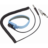 ESD 6' Coil Cord with Wrist Strap SAR852 | Brunswick Fyr & Safety