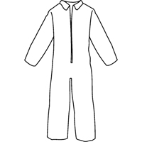 Pyrolon<sup>®</sup> Plus 2 Disposable FR Coveralls, 3X-Large, Blue, FR Treated Fabric SN344 | Brunswick Fyr & Safety