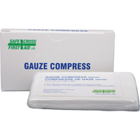 Compresses de gaze, Tampon, 36" lo x 36" la, St&eacute;rile, Dispositif m&eacute;dical Classe 1 Brunswick Fyr & Safety
