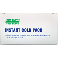 Instant Compress Packs, Cold, Single Use, 4" x 6" SAY517 | Brunswick Fyr & Safety
