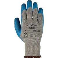 Gants ActivArmr 80-100, 9/Grand, R&ecirc;vetement Latex de caoutchouc, Calibre 10, Enveloppe en Polyester/Coton Brunswick Fyr & Safety