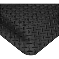 Smart No. 497 Mats, Diamond, 2' x 3' x 5/8", Black, PVC Brunswick Fyr & Safety