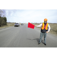 Traffic Safety Flags, Vinyl, With Handle SC143 | Brunswick Fyr & Safety